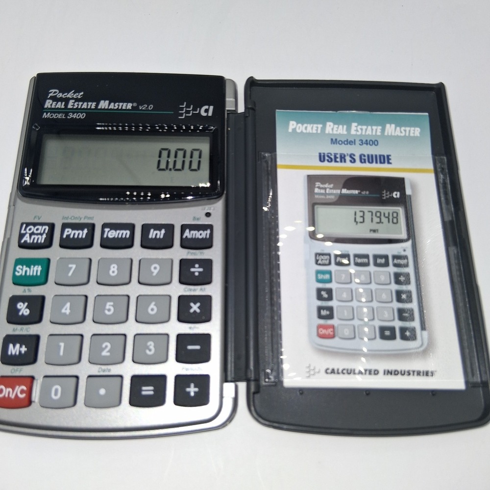 Calculated Industries CALC 3400 Pocket Real Estate Master Calculator